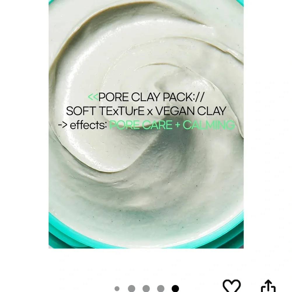 NWT BRING GREEN Tea Tree Cica Pore Clay Pack - Aqua